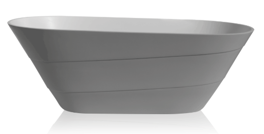 Nefertiti Freestanding Bath Polished White 1710x780x560/600mm