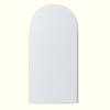 Classic Arch - 600 x 1200mmFrameless - LED Backlit 3K Warm with Concealed Push Button Switch