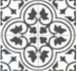 Picasso Dover Black 450x450x9mm Matt Porcelain (1,22m²/box)