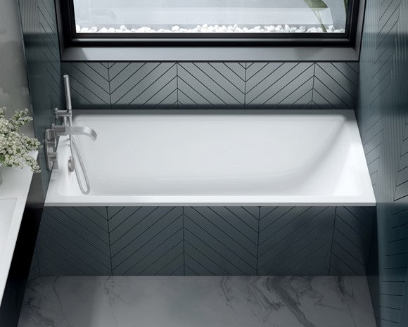 Kaldera 5 Built In Bath Polished White 1500X800X483mm