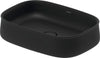 Zencha Countertop Basin Washbowl Black 550x390mm Anthracite