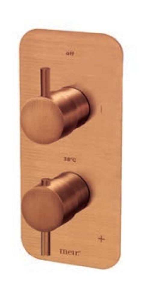 Thermostatic Single Function Mixer - Lustre Bronze