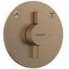 Hansgrohe Duoturn S Mixer For Concealed Installation For 2 Functions Brushed Bronze