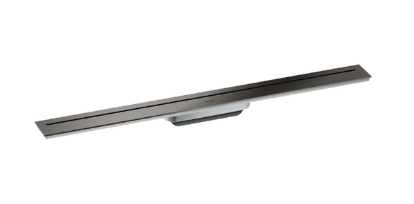 Finish Set Shower Drain 800 Polished Black Chrome