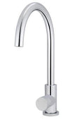 Round Pinless Kitchen Mixer Chrome
