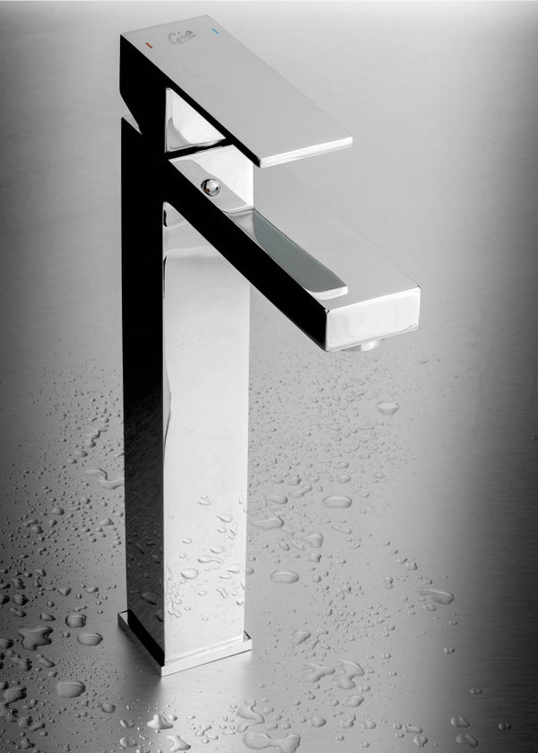 Malta Square High Basin Mixer-Chrome