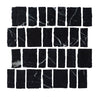 Salt Rock Marquina Bars Mosaic Marble 286x290mm (11 Shts/sqm)