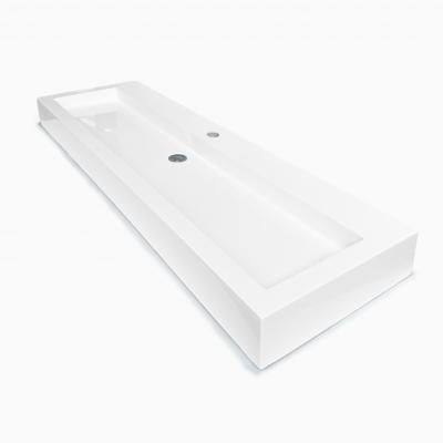Nan Wall Hung Basin 1000mm 2 Tap Hole
