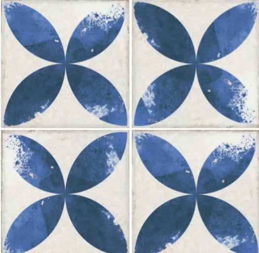 H15 Daroca Blue 150x150x8.8mm Porcelain Matt Tiles (0.495sqm/box)