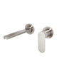 Satin Stainless Steel Basin/Bath Mixer Trim Kit