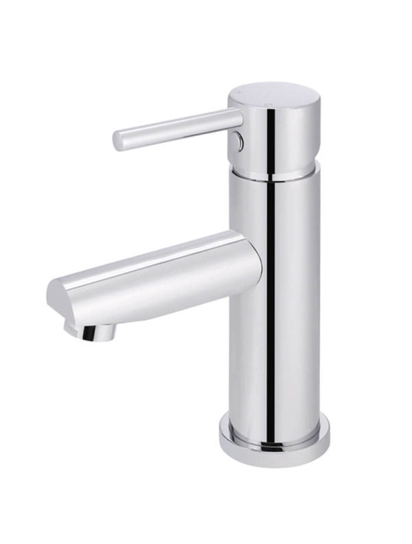Meir Short Basin Mixer - Straight Spout (Chrome)