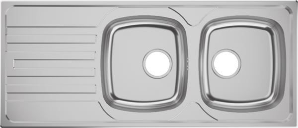 Hansgrohe S21 S210-F720 Built-In Sink With Manual Waste Set Stainless Steel