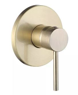 Bijiou Stylet Gold Bath/Shower U/Tile Mixer