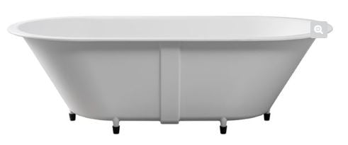 Conrad 1800x900 Bath IOF Pearl White 1800x910x555