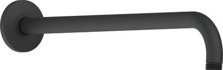 Shower Arm 410mm Matt Black