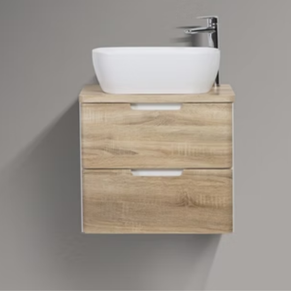 Trento 600 W.Oak Vanity Set