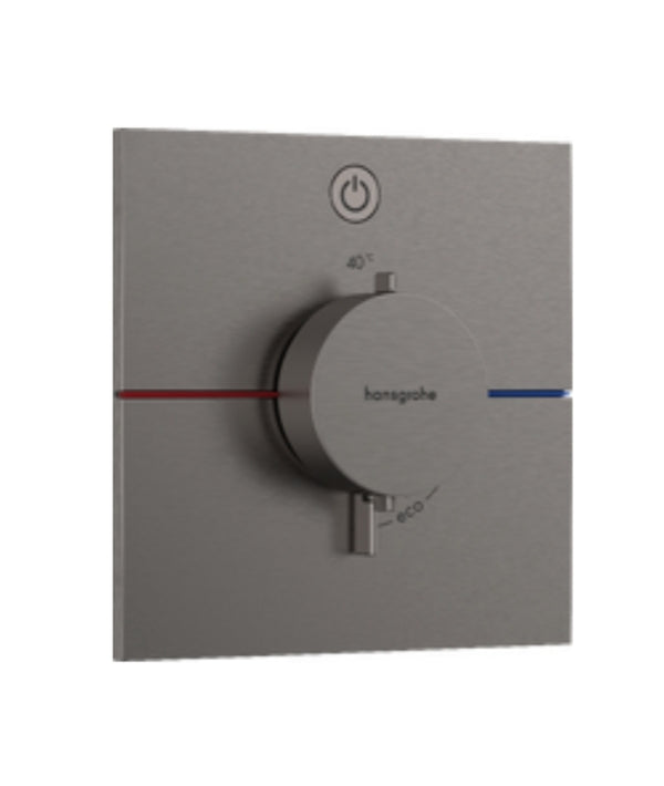 Hansgrohe Showerselect Comfort EThermostat For Concealed Installation For 1 Function Brushed Black