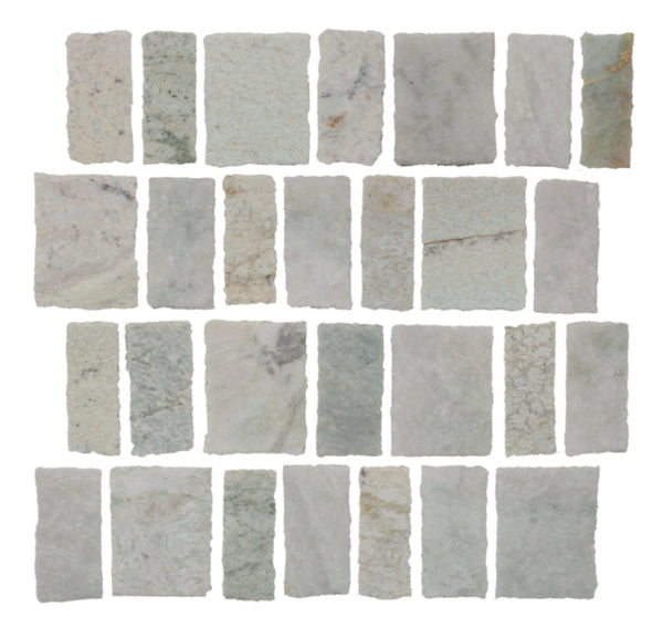 Salt Rock Peppermint Bars Mosaic Marble305x305mm (0,65 sqm/box)