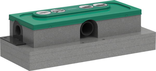 Hansgrohe Ubox Universal Base Set For Finish Sets For Flat Installation