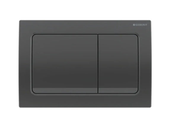 Actuator Plate Alpha30 Dual Flush, Square MattBlack Chrome