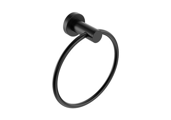 4640 Towel Ring - Matt Black