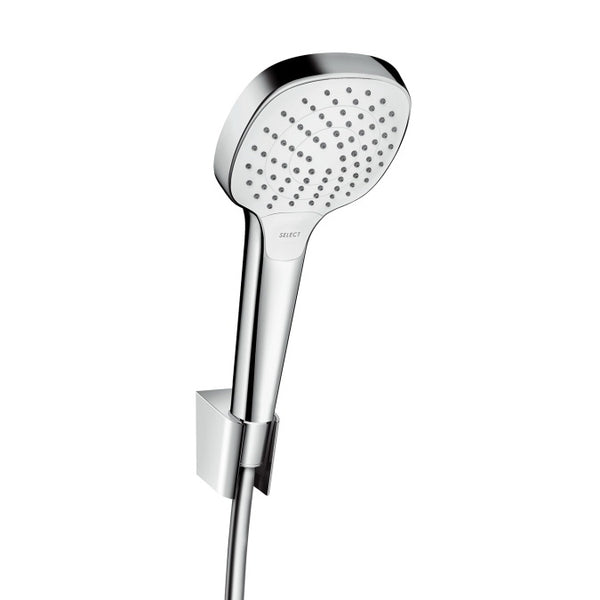 Hansgrohe Croma Select E Shower Holder Set 110 Vario With Shower Hose 125 Cm White/Chrome