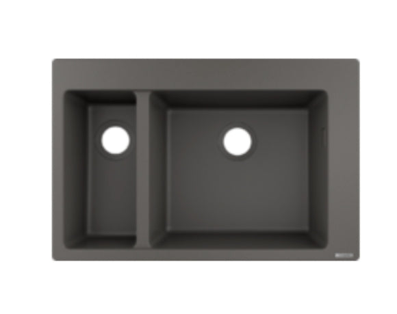Hansgrohe S51 S510-F635 Built-In Sink 180/450 Stonegrey