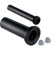Geberit connection set for wall-hung WC, length 30 cm: d=90mm, d1=45mm, matt chrome-plated