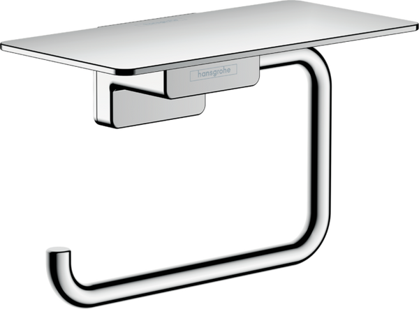 Hansgrohe Addstoris Toilet Paper Holder With Shelf Chrome