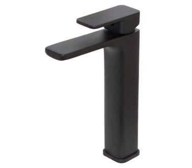 Shore Black High Basin Mixer 210mm