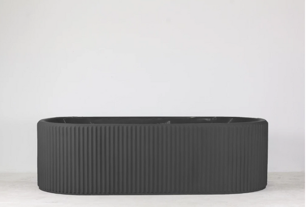 Greco Freestanding Bath Black