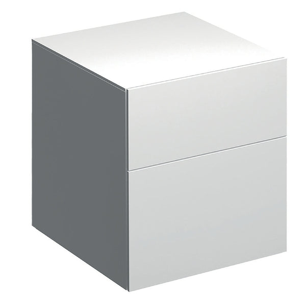 Xeno2 Low Cabinet 2 Drawers WM White