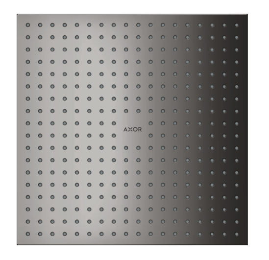 Overhead Shower 300/300 1jet Ceiling Integrated Polished Black Chrome