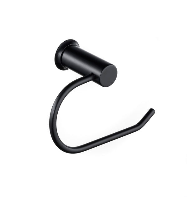 Allure Black Open Towel Ring