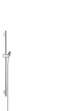 Hansgrohe Unica Shower Bar S Puro 65 Cm With Isiflex Shower Hose 160 Cm Chrome