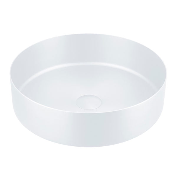 Round Surface Mounted Basin Matte White