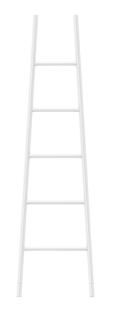 Tangent L (520) Straight White Left (1890 X 520 X 182)