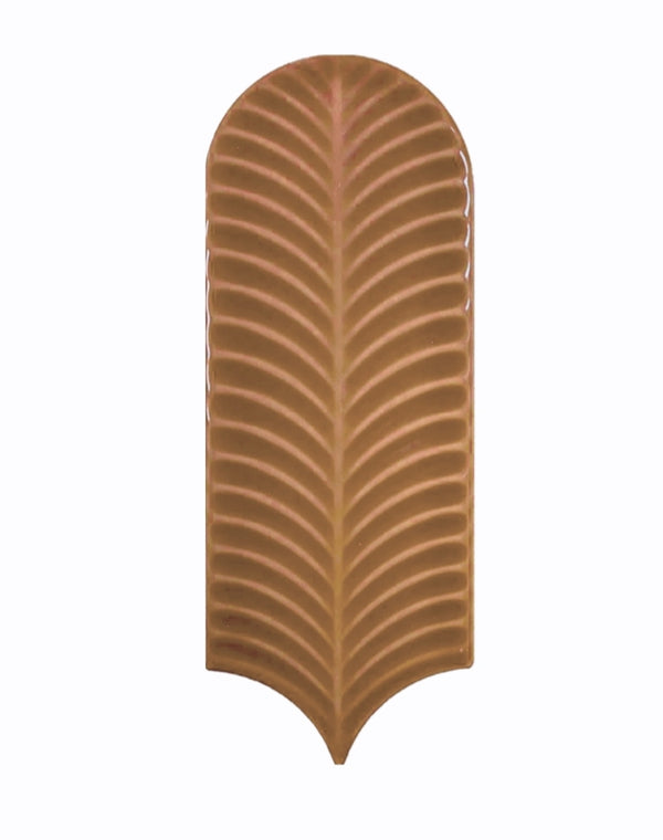 Alma Scale Ochre 80x215x8mm Ceramic Gloss Tile (0.53sqm/box)