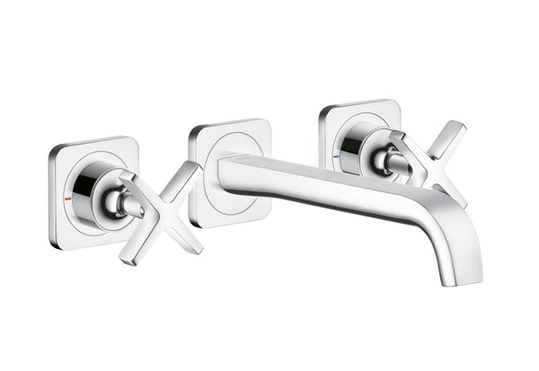 Citterio E 3-H.Basin Mixer Wall M.Chr