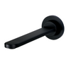 Round Wall Spout 200mm - Black