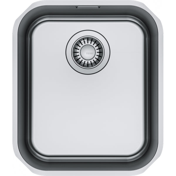 Smart SRX110-34 Incl. 1x90mm Basket, strainer waste fitting w/overflow, 340x400x180mm