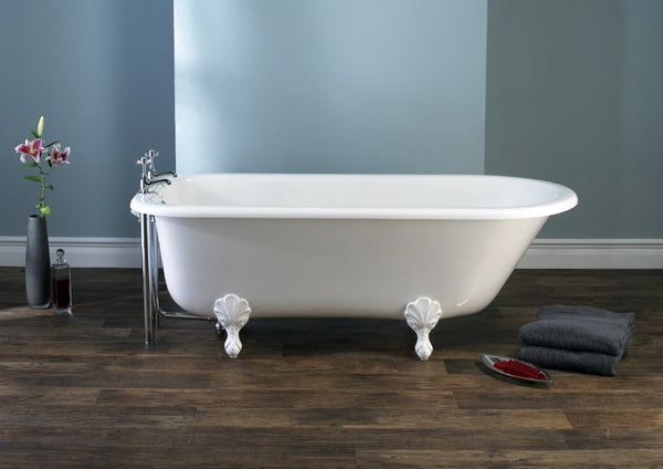 Hampshire Freestanding Bath Polished White 1710X770X610mm