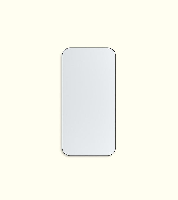 Classic Soft Edge Mirror - Black