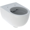 Selnova wall-hung WC, washdown, raised, shrouded, Rimfree