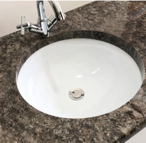 Underslung Basin Under Counter Ceramic Polished White390x390x160mm