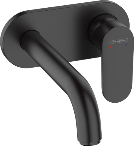 Vernis Blend 2Hole Concealed Basin Mixer Matt Black