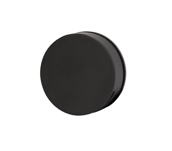 Round Bath Filler/Overflow - Black