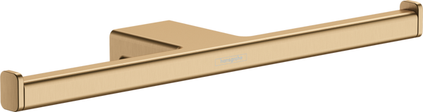 Hansgrohe Addstoris Toilet Paper Holder Double Brushed Bronze