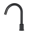 Deck Round Mounted Bath Spout Matt Black