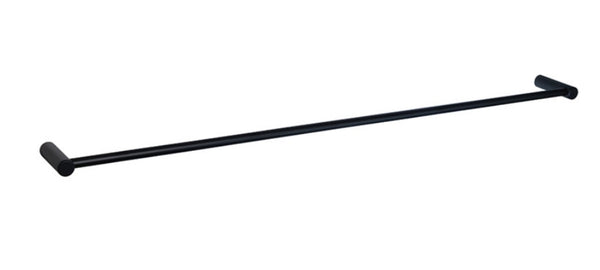 Single Towel Rail 800mm Black